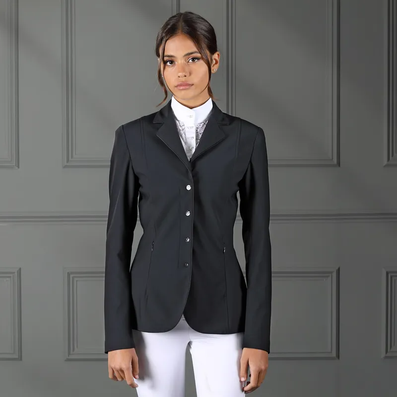 Shires Aubrion Ladies Dartford Show Jacket - Black-2